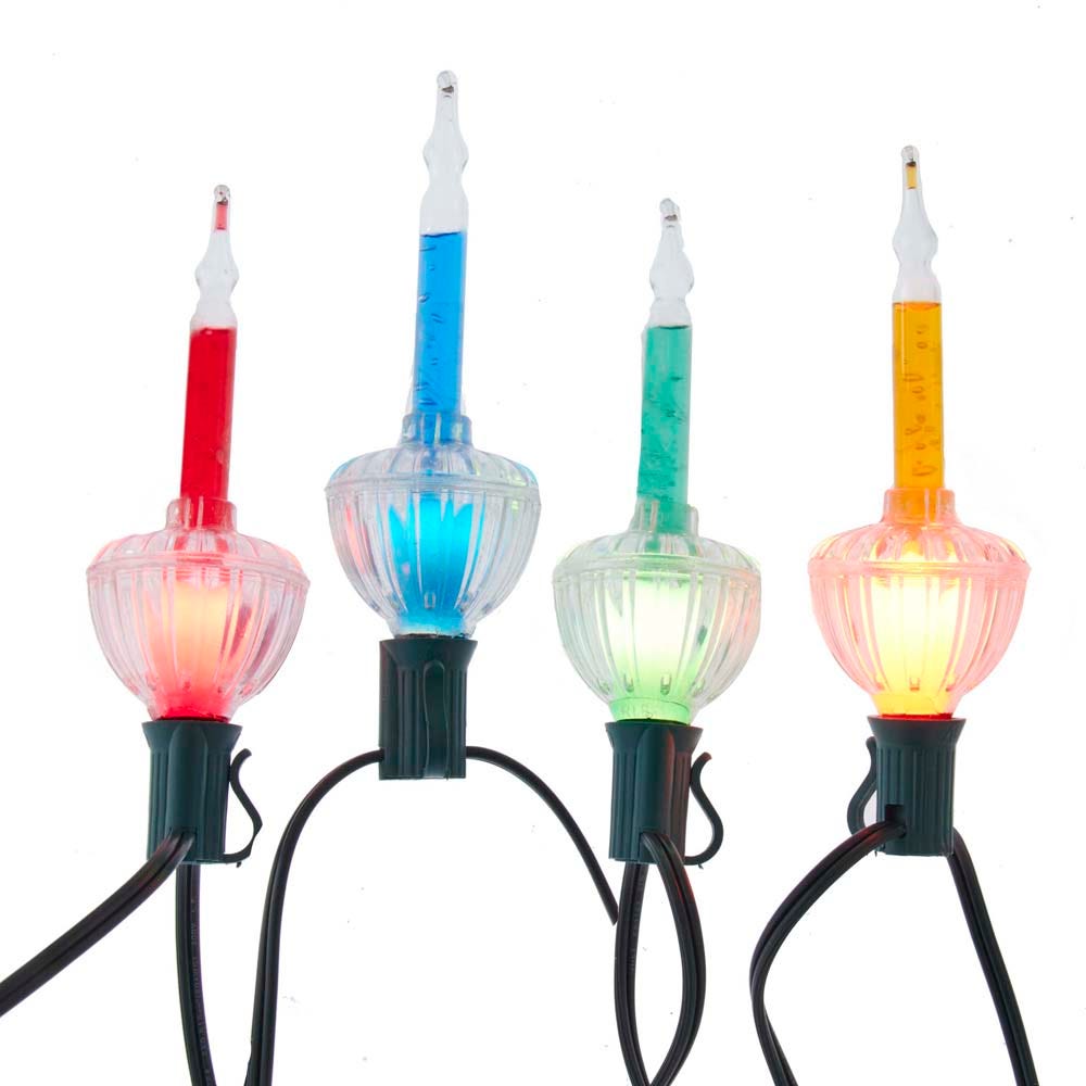 Kurt Adler 7-Light Multi-Color Bubble Light Set UL4013